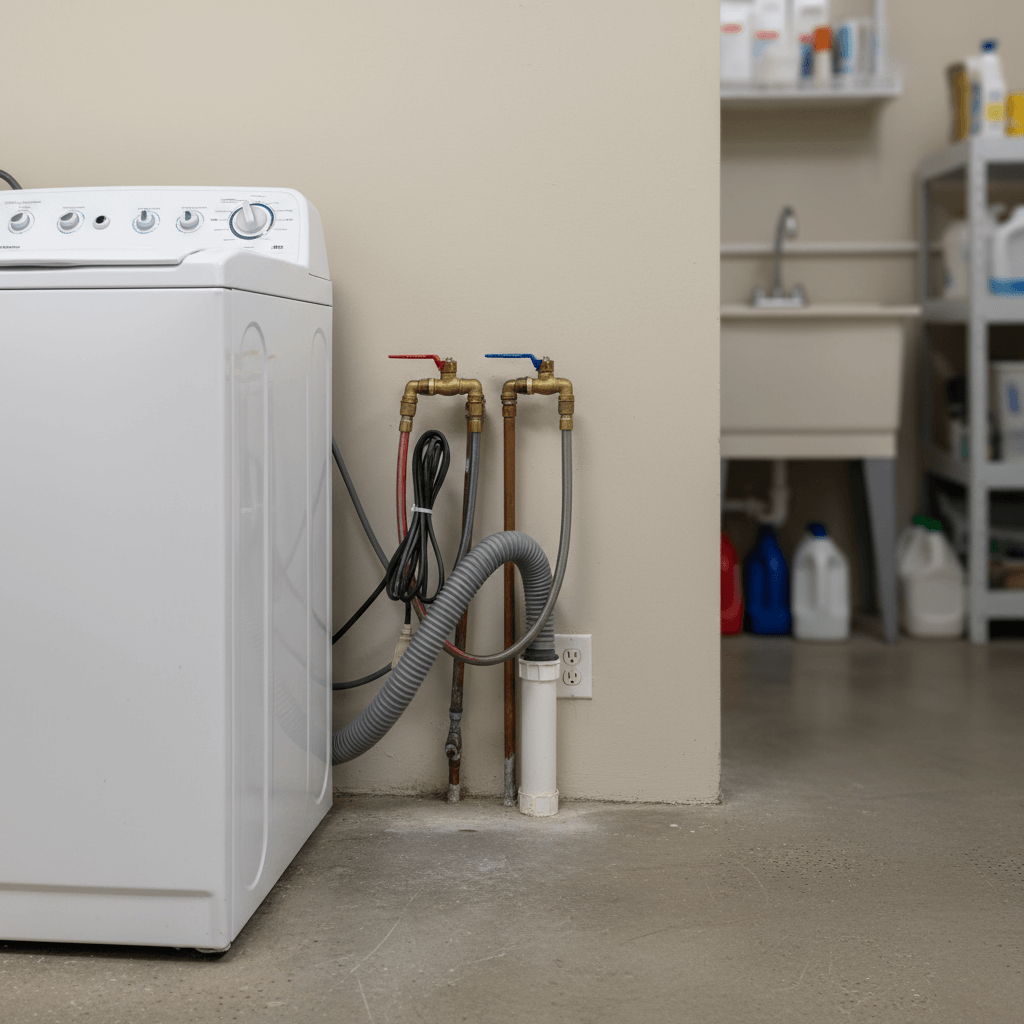 Geräteanschluss Wasser prüfen